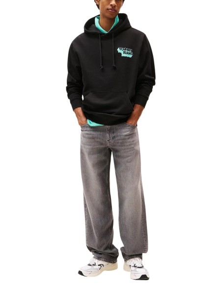 Sweat homme Tommy Hilfiger noir