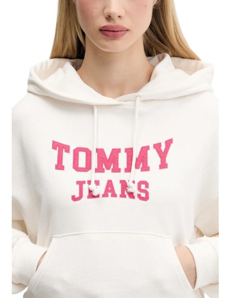 Sweat femme Tommy Hilfiger blanc
