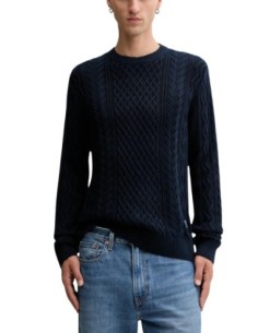 Pull homme Tommy Hilfiger bleu