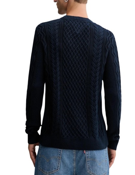 Pull homme Tommy Hilfiger bleu