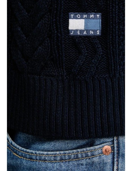 Pull homme Tommy Hilfiger bleu