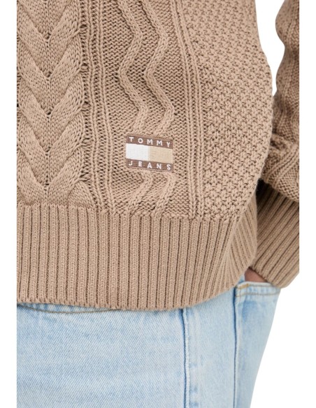 Pull homme Tommy Hilfiger beige