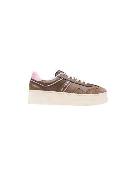 Baskets femme Tommy Hilfiger marron