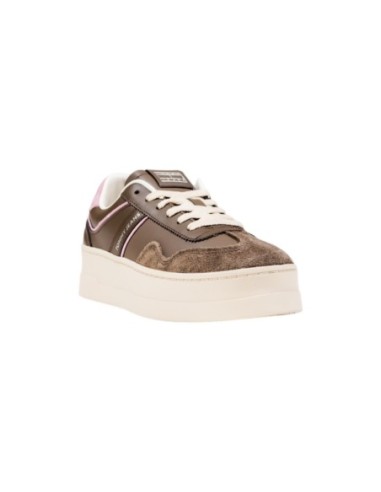 Baskets femme Tommy Hilfiger marron