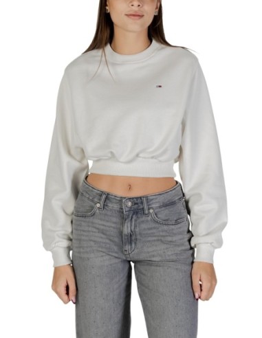 Sweat femme Tommy Hilfiger blanc