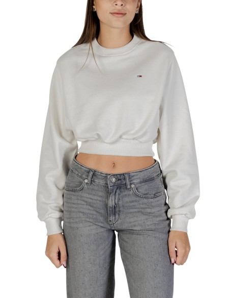 Sweat femme Tommy Hilfiger blanc