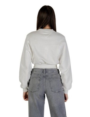 Sweat femme Tommy Hilfiger blanc