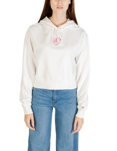 Sweat femme Tommy Hilfiger blanc
