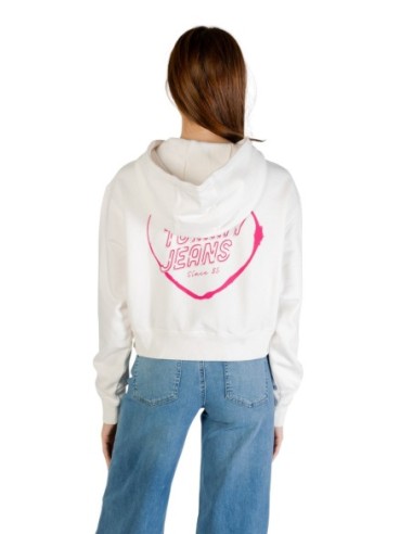 Sweat femme Tommy Hilfiger blanc