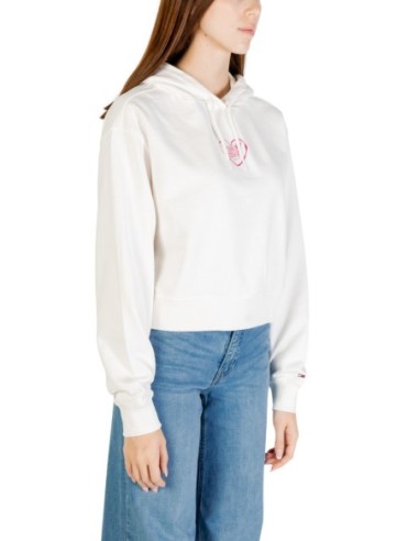 Sweat femme Tommy Hilfiger blanc