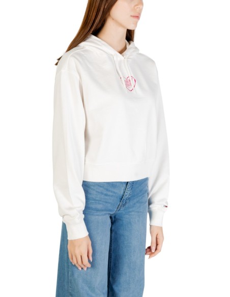 Sweat femme Tommy Hilfiger blanc