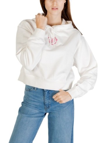 Sweat femme Tommy Hilfiger blanc