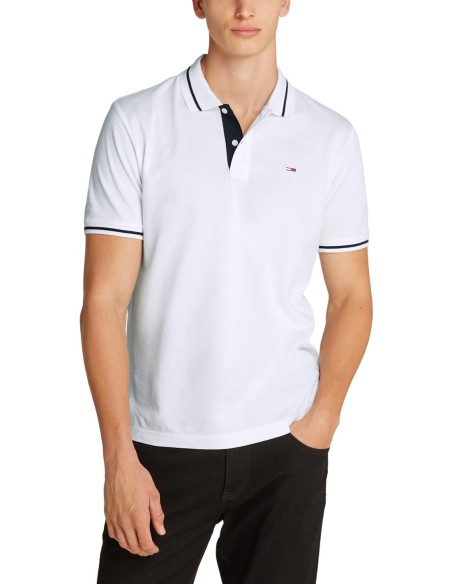 Polo homme Tommy Hilfiger blanc