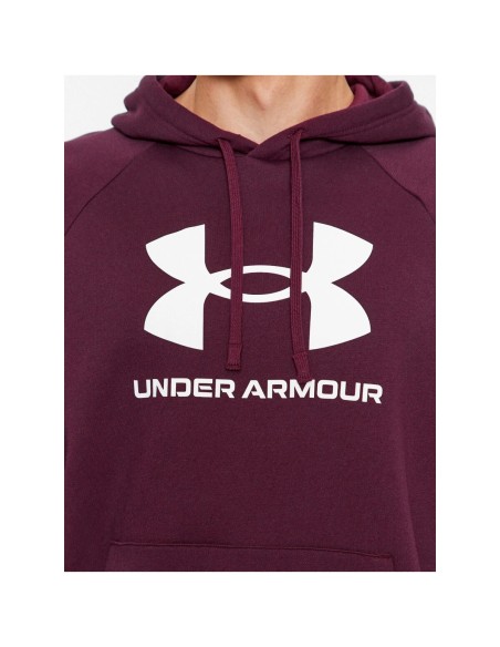 Sweat homme Under Armour bordeaux