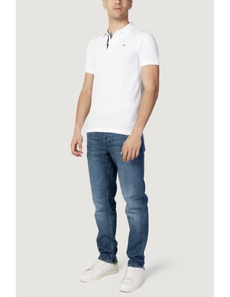 Polo homme Tommy Hilfiger blanc
