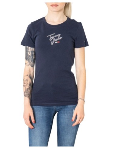 T-shirt femme Tommy Hilfiger bleu