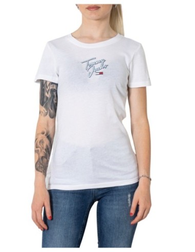 T-shirt femme Tommy Hilfiger blanc