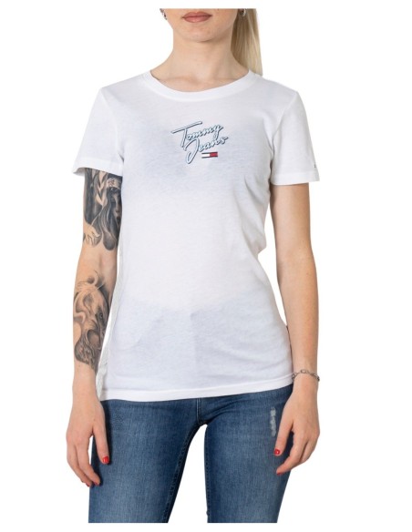 T-shirt femme Tommy Hilfiger blanc
