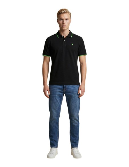 Polo homme U.S. Polo Assn. noir