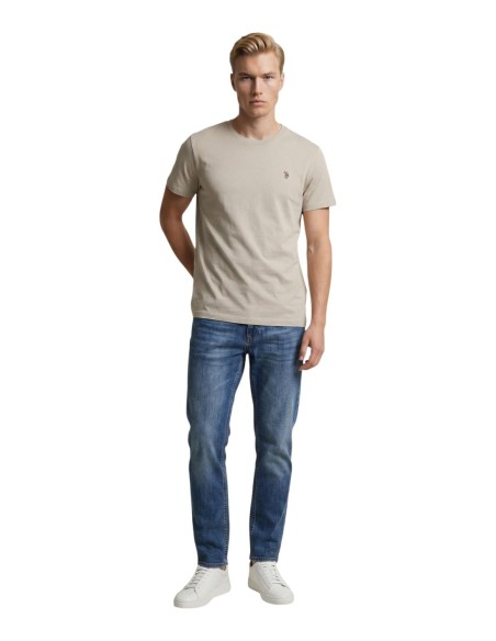 T-shirt homme U.S. Polo Assn. beige
