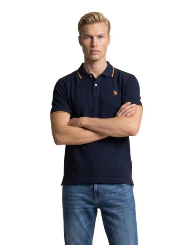 Polo homme U.S. Polo Assn. bleu