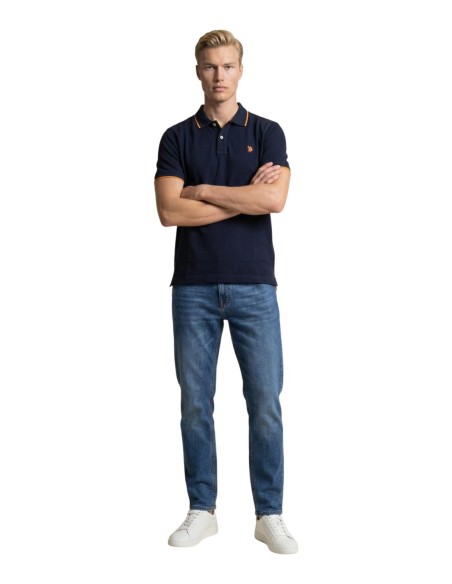 Polo homme U.S. Polo Assn. bleu