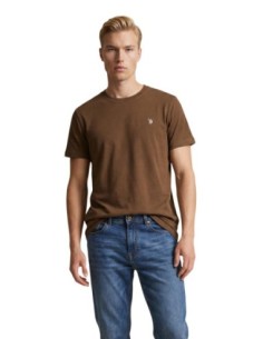 T-shirt homme U.S. Polo Assn. marron