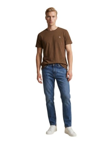 T-shirt homme U.S. Polo Assn. marron