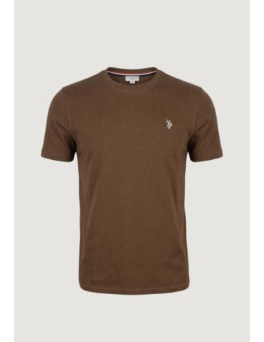 T-shirt homme U.S. Polo Assn. marron