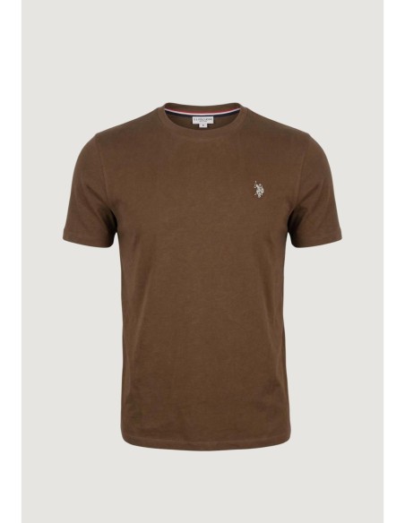 T-shirt homme U.S. Polo Assn. marron