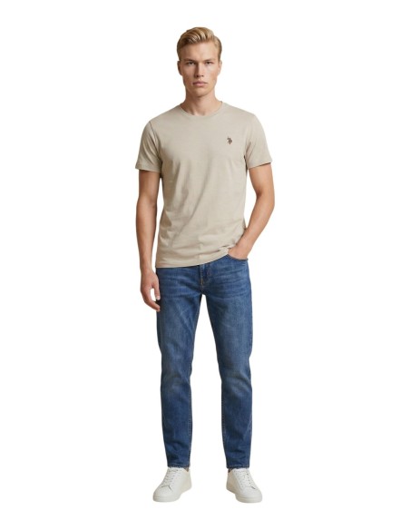 T-shirt homme U.S. Polo Assn. beige