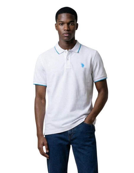 Polo homme U.S. Polo Assn. blanc