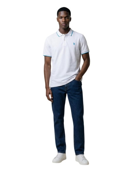 Polo homme U.S. Polo Assn. blanc