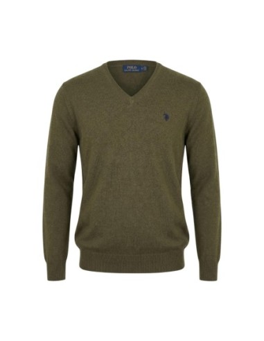 Pull homme U.S. Polo Assn. vert