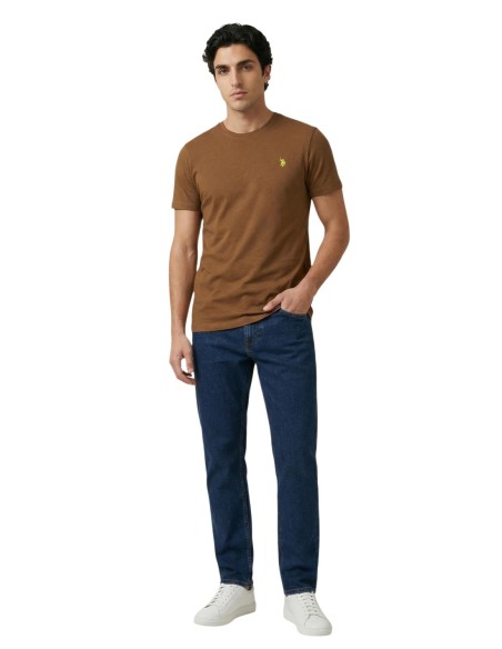 T-shirt homme U.S. Polo Assn. marron