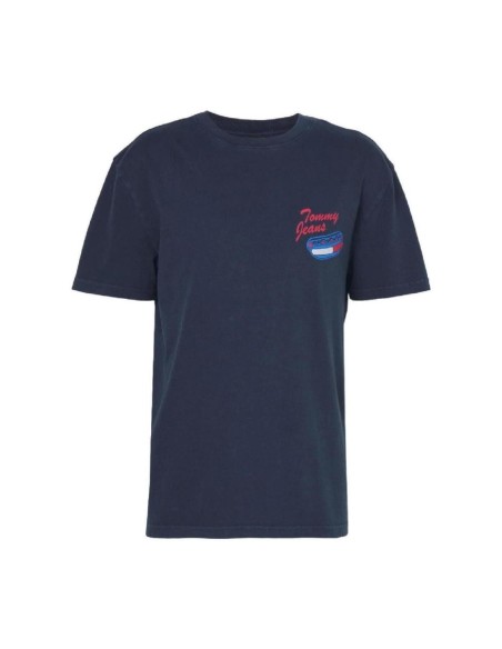 T-shirt homme Tommy Jeans bleu