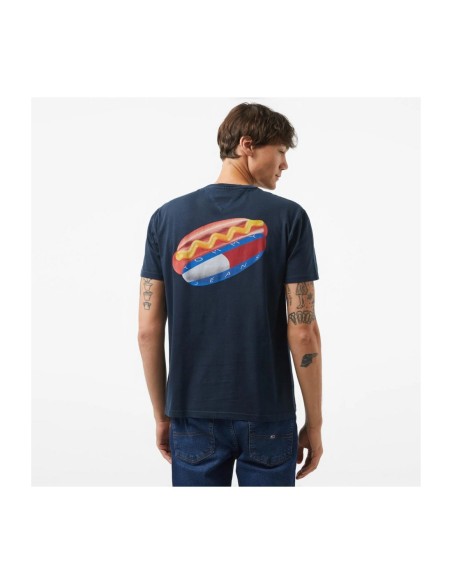 T-shirt homme Tommy Jeans bleu