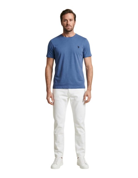 T-shirt homme U.S. Polo Assn. bleu azur