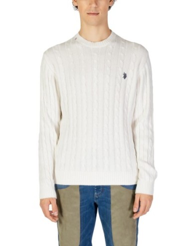 Pull homme U.S. Polo Assn. blanc