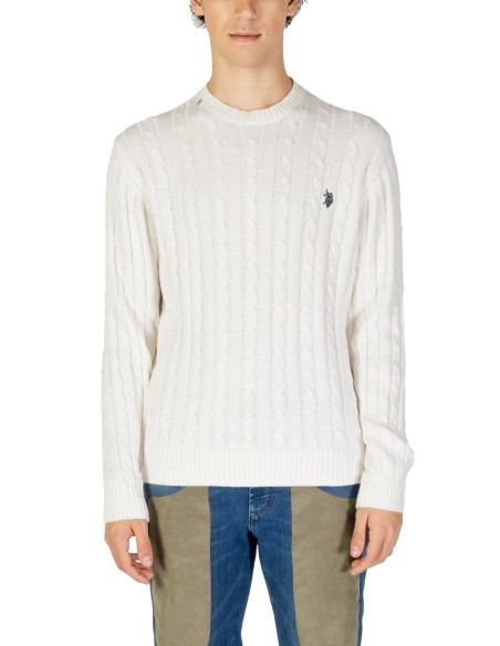 Pull homme U.S. Polo Assn. blanc