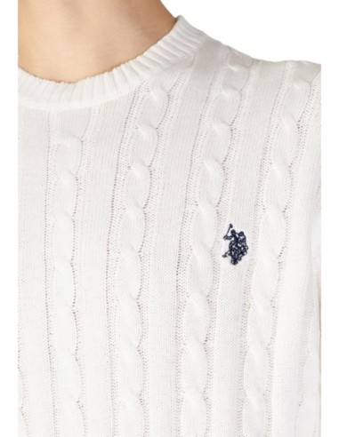 Pull homme U.S. Polo Assn. blanc