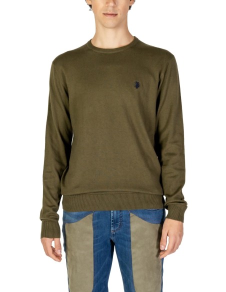 Pull homme U.S. Polo Assn. vert