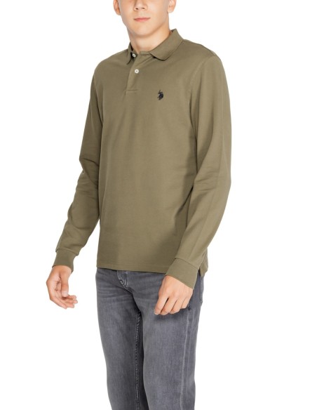 Polo ML homme U.S. Polo Assn. vert