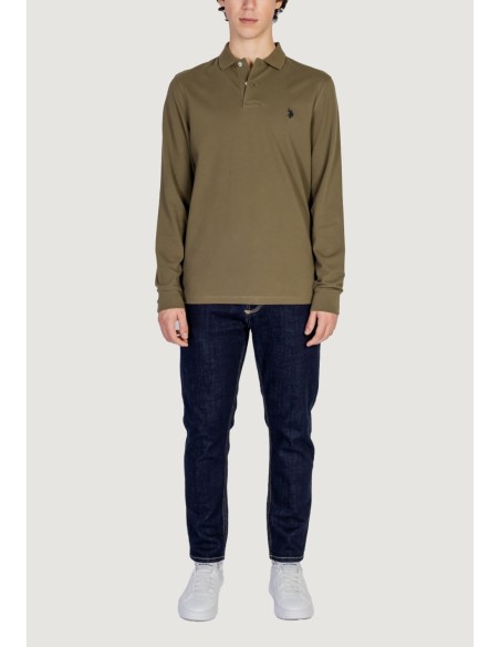 Polo ML homme U.S. Polo Assn. vert