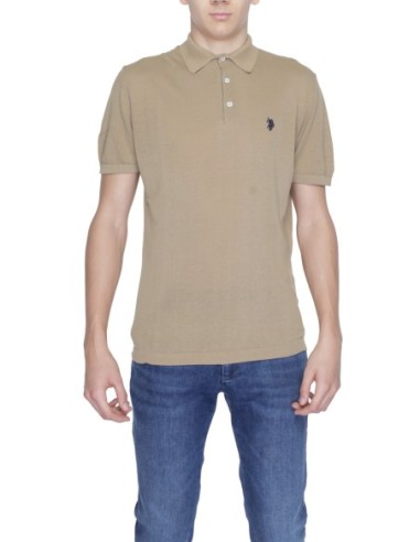 Polo homme U.S. Polo Assn. beige