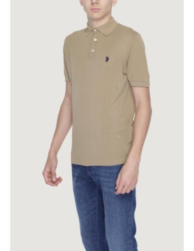 Polo homme U.S. Polo Assn. beige