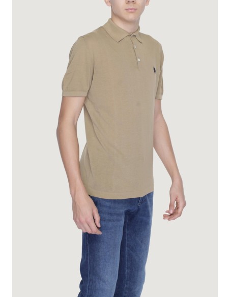 Polo homme U.S. Polo Assn. beige