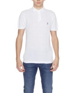 Polo homme U.S. Polo Assn. blanc