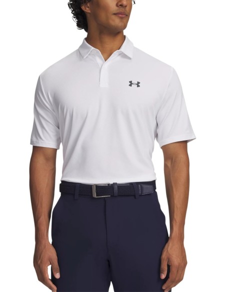Polo homme Under Armour blanc