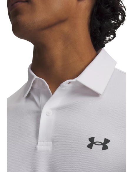 Polo homme Under Armour blanc